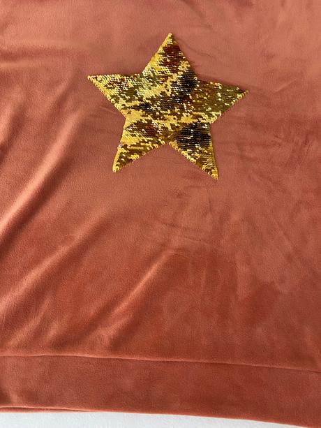 Velúrová mikina s flitrami, coccodrillo,164