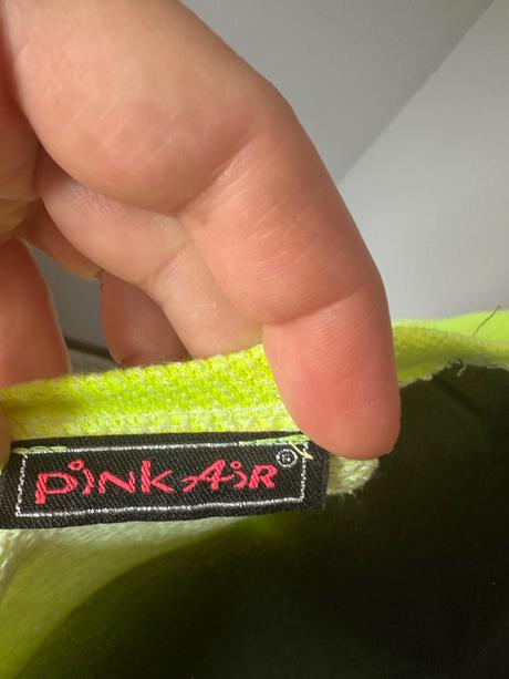 Neonková mikinka pink air, s
