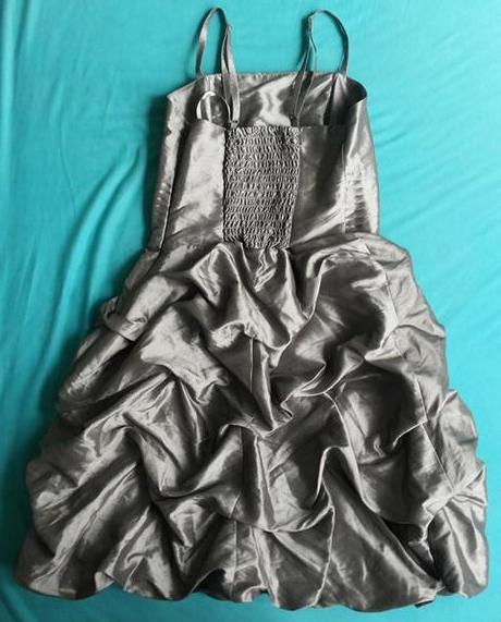 Strieborne spolocenske saty bonprix, bonprix,36