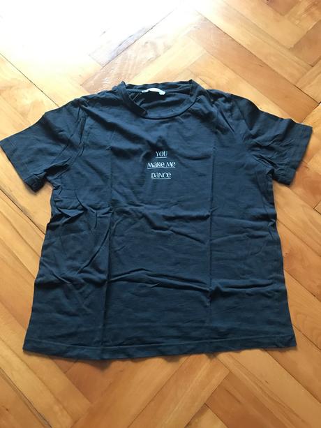 Čierne tričko mango, mango,s