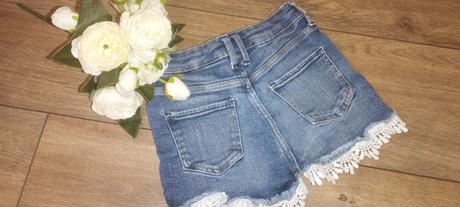 Štýlové riflové šortky, denim,116