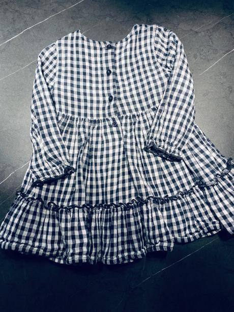 Šaty s volánmi-vichy kocka, f&f,86