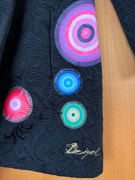 Luxusný kabátik desigual s mandalami 5/6 rokov, desigual,116