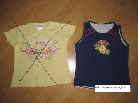 Modré tričko,v.104, 104