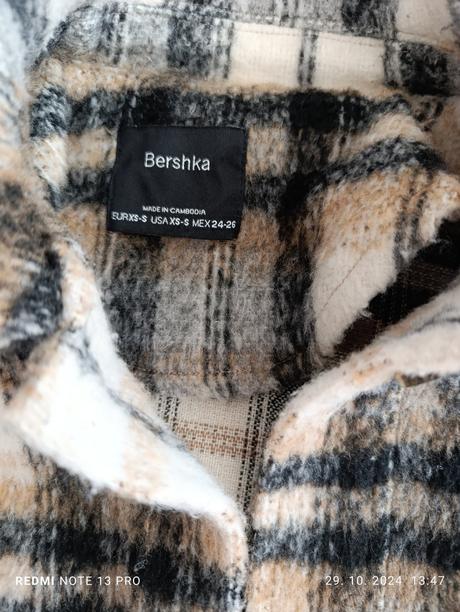 Koselovy kabat-oversize,s/m, bershka,s