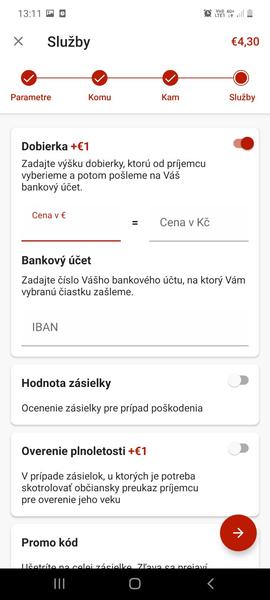 Zásielkovňa - platba