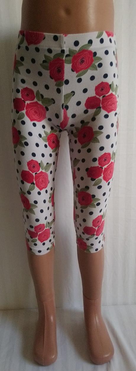 Dievčenské 3/4 legíny so vzorom, jeycat 110-116 cm, 116