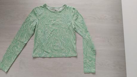 Bledo zelené tričko veľ.146-152, h&m,146