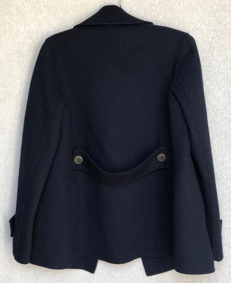 Carolina herrera vlnený pea coat, xs