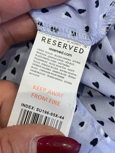 Dámska blúzka so srdiečkami reserved (44), reserved,xl