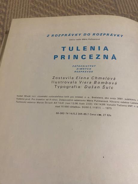 Krásne staré retro rozprávky tulenia princezná 76, 