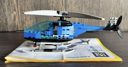 Stavebnica blocki vrtuľník ( nie lego ), 