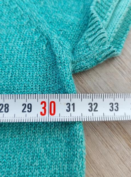 Pletené tyrkysové šaty, h&m,122