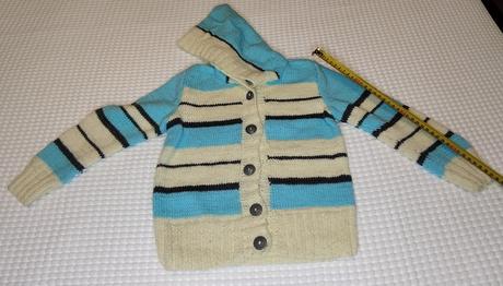 Pletený svetrík 2-3 roky - mäkulinká bavlnka, 74