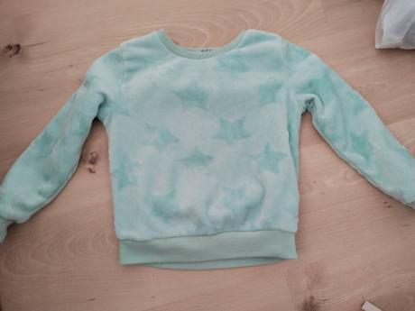 Mentolova teplucka mikina 110/116, 110