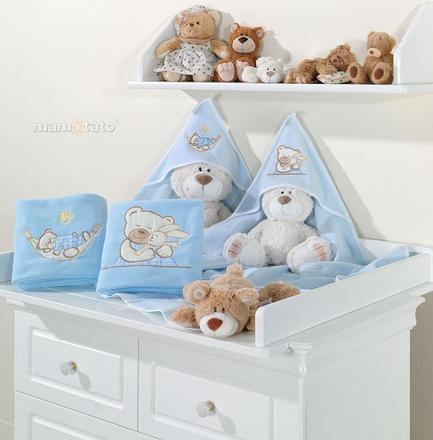 Frotté osuška s výšivkou ecru 100 x 100 cm,