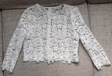 Vrchný diel na šaty na 1.sv. prijímanie, 152