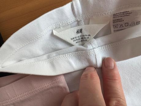 Krátke legínky 5ks, h&m,92