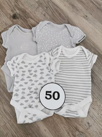 Krátkorukávové body 4 kusy primark, primark,50