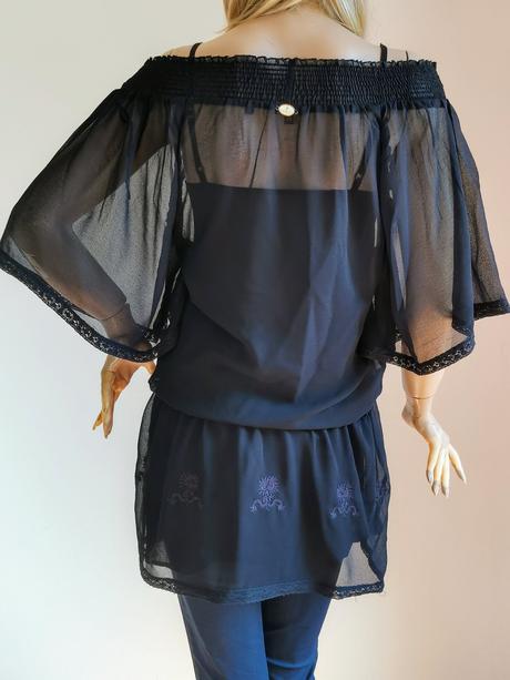 Drei master - krásna hodvábna tunika, xs