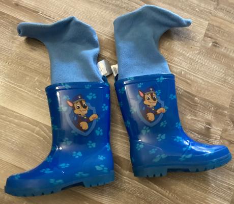Led svietiace/blikajúce oteplené gumáky paw patrol, sinsay,28