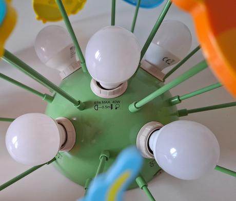 Detská lampa s rybkami, priemer 45 cm,