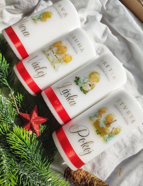 Advent sviečky anjel,