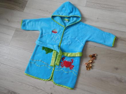 Župan pre diťatko 104/110 huňatý makký,, 104