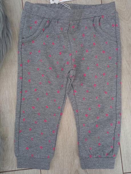 Dievčenské tepláky s písmenkami (9-12 mes.), fagottino,74