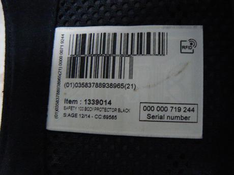 Jazdecká ochranná vesta, 