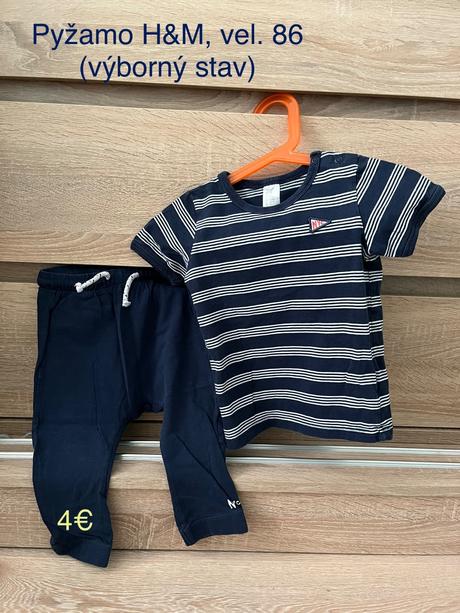 Pyžamo h&m veľ. 86, h&m,86