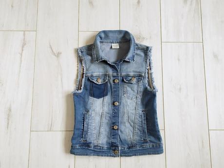 Jeansová vesta zara, zara,164