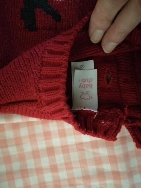 Vianočný sveter, baby club,92