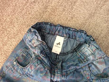 Tristvrtove nohavice, palomino,110