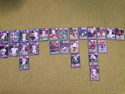 Kartičky panini superstars 26ks,