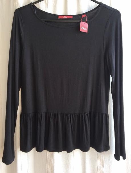 S.oliver tričko/top s volánom vel.xs,s,m, s.oliver,m / s / xs