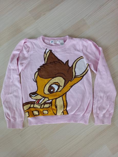 Svetrík bambi, h&m,122