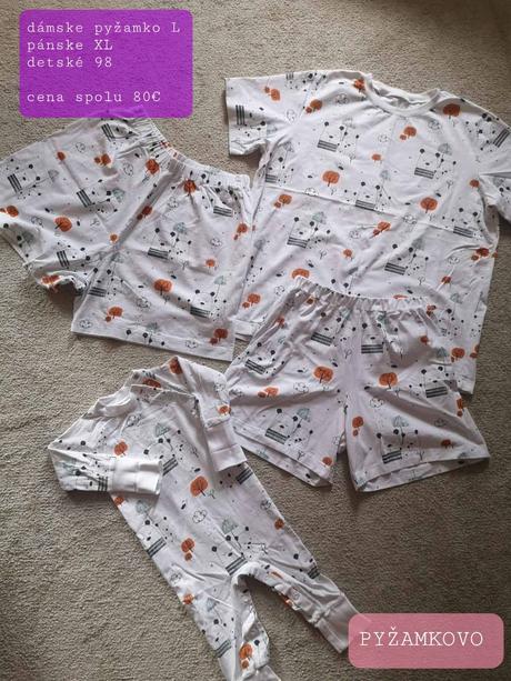 Pyžamá matchy matchy pyžamkovo, 92