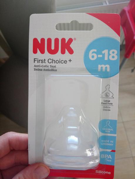 Nuk cumlíky na fľašku, nuk