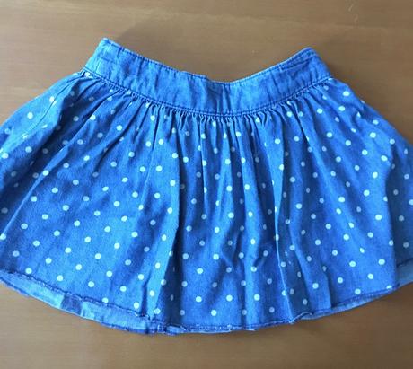 Bodková rifľová sukňa 104, okay,104