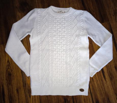 Pletený pulóver h&m s prímesou vlny, h&m,152