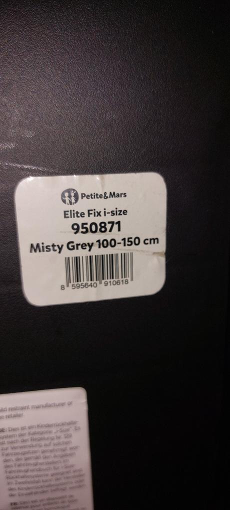 Petite&mars autosedačka elite fix pro i-size grey, petite&mars