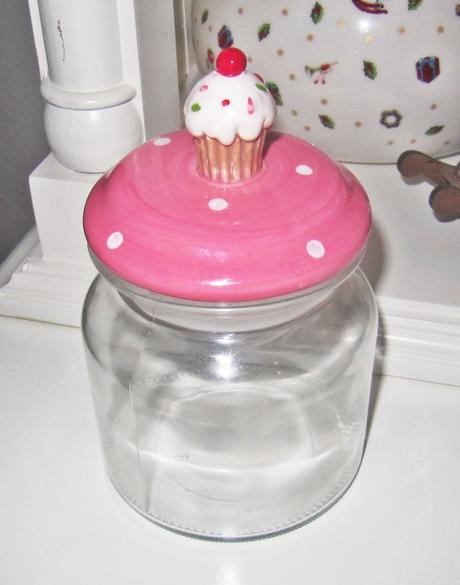 Sklenená dóza muffin, 