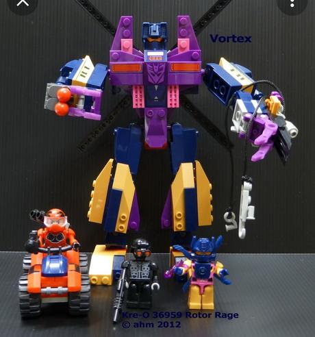Hasbro kre-o transformers rotor rage vrtulník, 