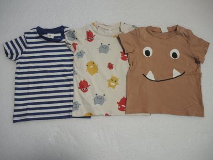 Tričká s príšerkami, h&m,80