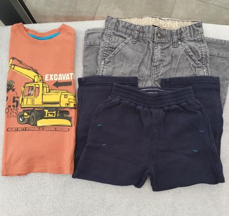 Mix oblečenia, chlapci, velkosť 104, 104–116