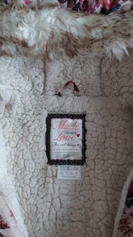 Zimná teplá bundička, f&f,110