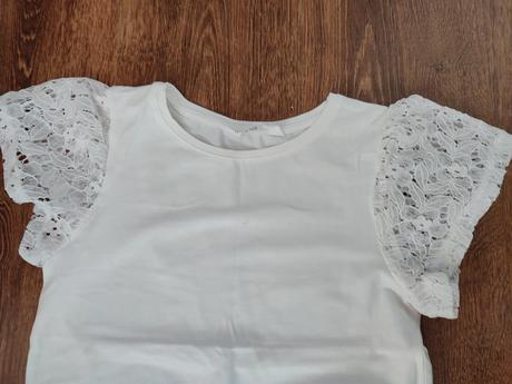 Tričko s o sukňou 128/140, h&m,128