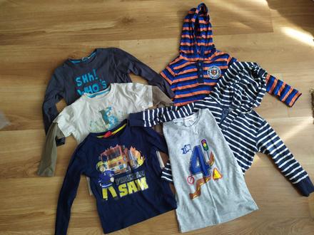 Balicek triciek s dlhym rukávom 104, h&m,104