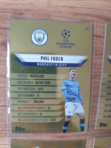 Kartičky match attax 2024/25 - golden edge,